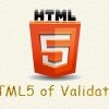 HTML5のバリデータ